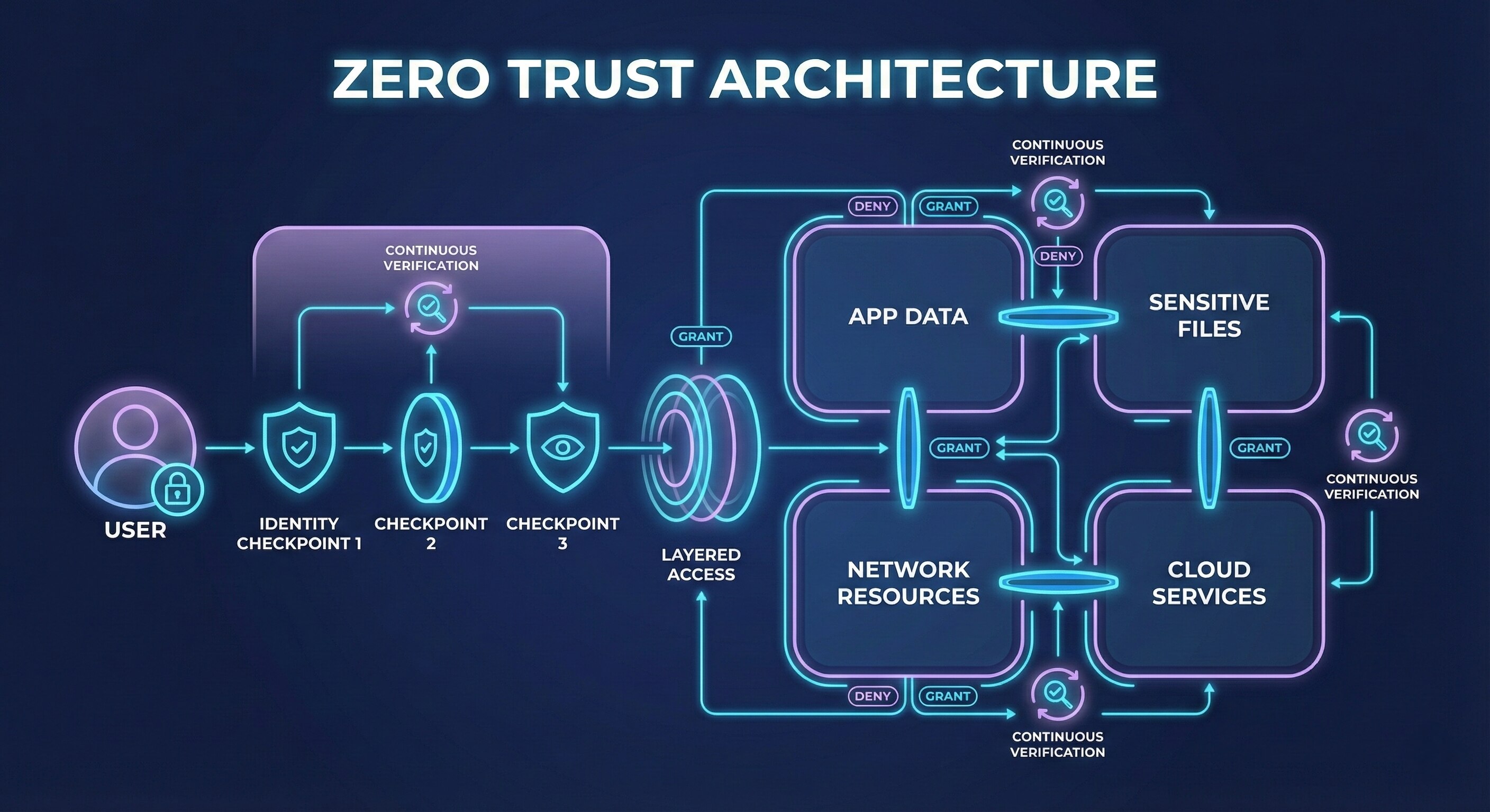 اجرای Zero Trust